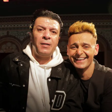 مصطفى كامل ورامز جلال - الصورة من صفحة رامز جلال على فيس بوك