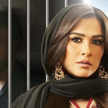 ياسمين عبد العزيز وأحمد العوضي من مسلسل ضرب نار - الصورة من صفحة ياسمين على الفيس بوك