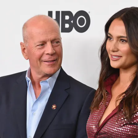 Bruce Willis (L) and wife Emma Heming Willis attend the premiere of "Motherless Brooklyn" during the 57th New York Film Festival at Alice Tully Hall on October 11, 2019 in New York City. Angela Weiss / AFP