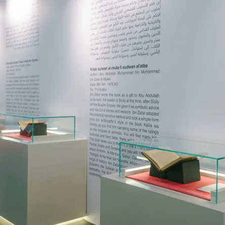 يضم المعرض 14 مخطوطة نادرة. الصورة من مكتب الشارقة الإعلامي