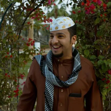 فيصل العيسى في حلقة لوسي من شباب البومب11- الصورة من حسابه على تويتر