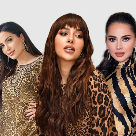 نقشة جلود الحيوانات الصيحة المفضلة للنجمات