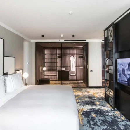 لقطة لأحد الغرف في فندق صوفيا برشلونة