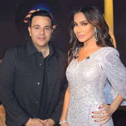 محمد فؤاد وبسمة وهبة- الصورة من حسابها على إنستغرام