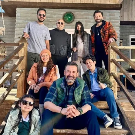 كواليس فيلم بيت الروبي صورة من صفحة كريم عبد العزيز على انستغرام