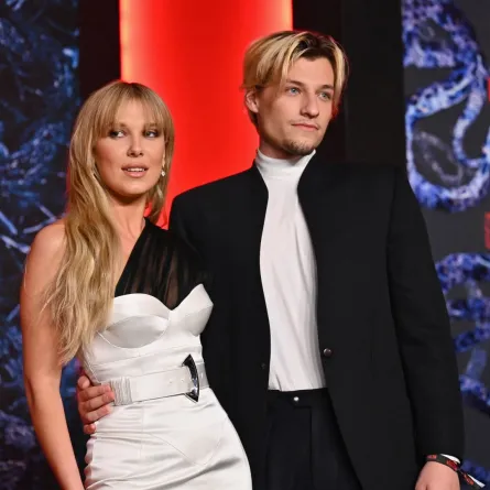 Millie Bobby Brown and Jake Bongiovi in New York City on May 14, 2022. Angela Weiss / AFP