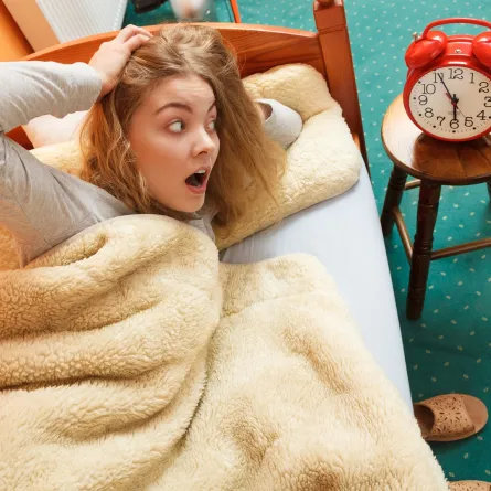 سبب الاستيقاظ المفاجئ من النوم في علم النفس «المصدر: Adobe.Stock»