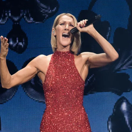 September 18, 2019 Canadian singer Celine Dion performs on the opening night of her new world tour "Courage" at the Videotron Centre in Quebec City, Quebec. Alice Chiche / AFP