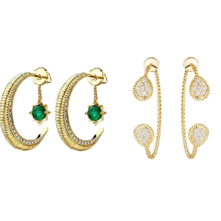 موديلات أقراط بتصاميم عصرية راقية لعيد الفطر 2023