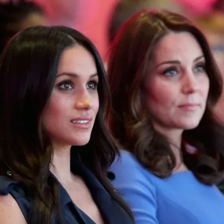 Meghan Markle (L) and Britain's Catherine, Duchess of Cambridge attend the first annual Royal Foundation Forum on February 28, 2018 in London. Chris Jackson / POOL / AFP