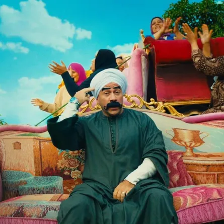 بوستر أغنية ولعانة - الصورة من حساب مسلسل الكبير أوي على الفيس بوك