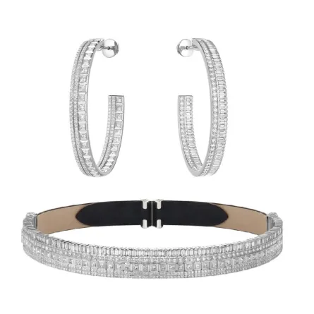 أطقم ألماس أبيض بتصاميم ناعمة لإطلالاتكِ النهارية في عيد الفطر 2023