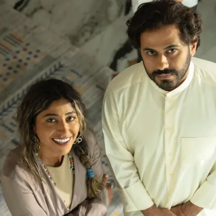 عبد الله بوشهري وشجون الهاجري  - صورة من صفحته على انستغرام