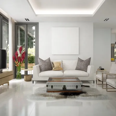 لحجم الأثاث تأثير في كيفيّة توزيع الإضاءة في المساحات الداخلية