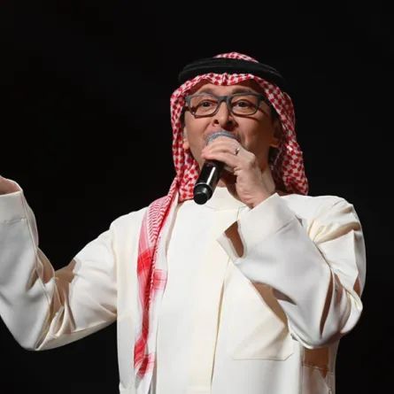 صورة من المركز الإعلامي للفنان عبد المجيد عبد الله