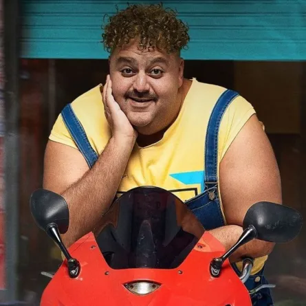 شيكو على بوستر فيلم ابن الحاج أحمد صورة من صفحته على إنستغرام