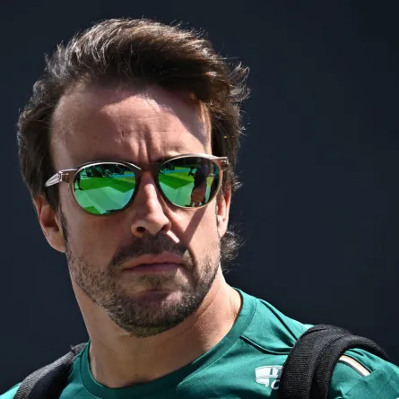 Fernando Alonso arrives for the first practice session at the Jeddah Corniche Circuit on March 17, 2023, ahead of the 2023 Saudi Arabia Formula One Grand Prix. Ben Stansall / AFP