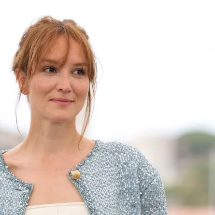 Anais Demoustier in Cannes, southern France, on May 23, 2022. Valery HACHE / AFP