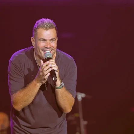 عمرو دياب من حفل جدة - الصورة من حسابه الخاص على إنستغرام