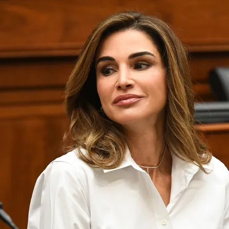  الملكة رانياQueen Rania (مصدر الصورة: MANDEL NGAN / AFP)