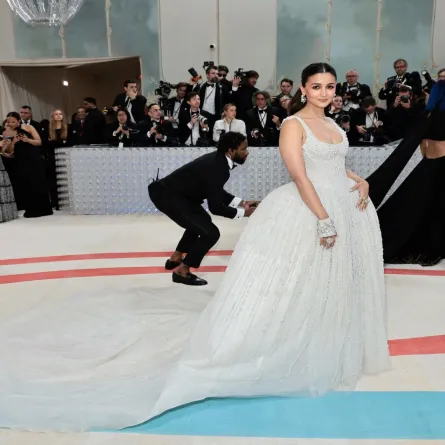 Alia Bhatt attends at The Metropolitan Museum of Art on May 01, 2023 in New York City. Jamie McCarthy/Getty Images/AFP