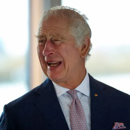 King Charles III in Hamburg, northern Germany on March 31, 2023. PHIL NOBLE / POOL / AFP