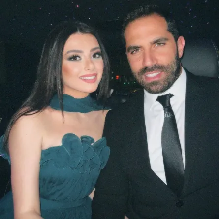 ماريتا الحلاني وخطيبها - الصورة من حسابها على انستغرام