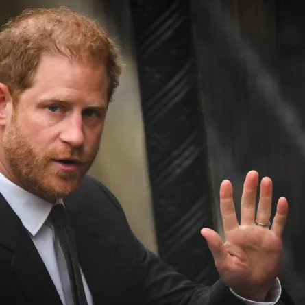 Prince Harry at the Royal Courts of Justice, Britain's High Court, in central London on March 28, 2023. Daniel LEAL / AFP