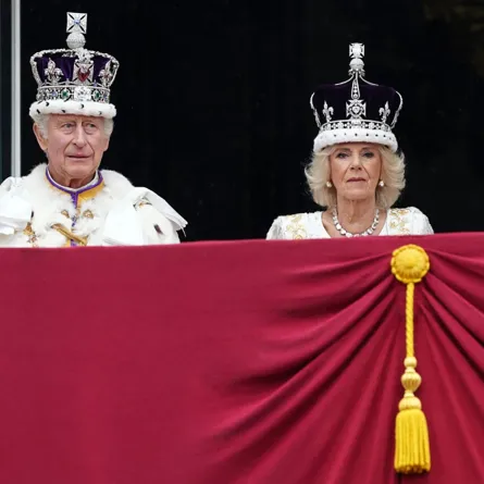 King Charles III (L) and Queen Camilla appear on the Buckingham Palace balcony, in London, following their coronations, on May 6, 2023. Stefan Rousseau / POOL / AFP