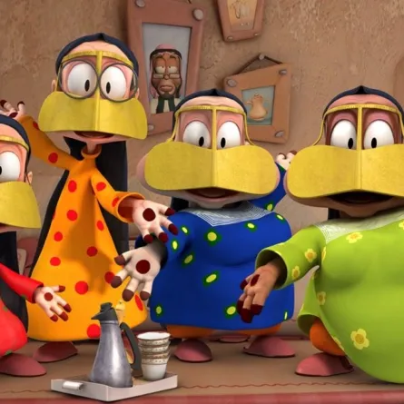 صورة لابطال مسلسل فريج- الصورة من الحساب الرسمي لأنمي Freege على تويتر