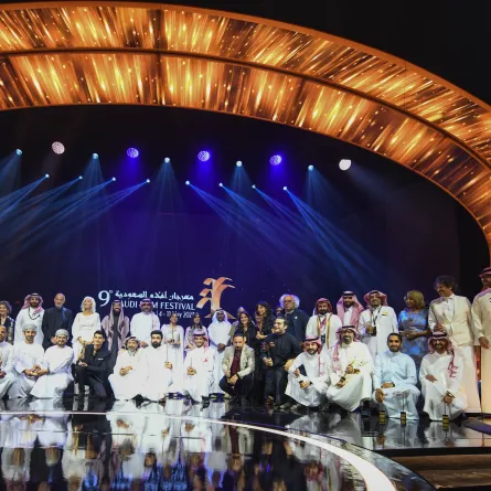الفائزون بجوائز مهرجان أفلام السعودية- الصورة من إدارة المهرجان