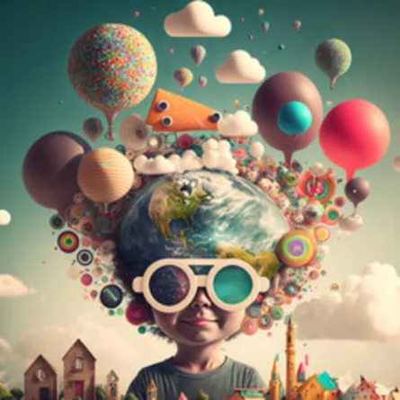 صورة تعبر عن تأثر شخصية الطفل بعوامل عدة