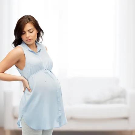 صورة لحامل بالشهر الثامن