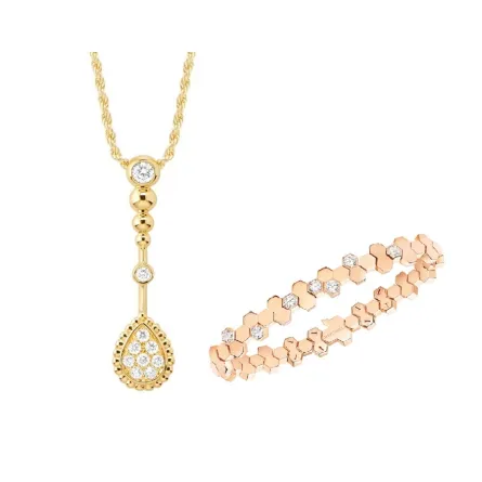 مجوهرات عصرية بتصاميم جريئة لإطلالة جذابة في شهر العسل 2023