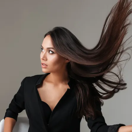 تسريحات شعر طويل بسيطة