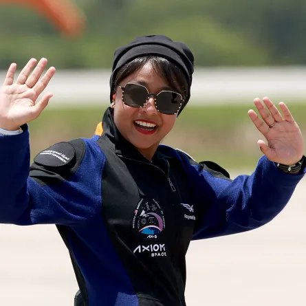  ريانة برناوي تعلن بدء أولى خطوات التجارب العلمية داخل محطة الفضاء الدولية - مصدر الصورة JOE RAEDLE / GETTY IMAGES NORTH AMERICA / Getty Images via AFP 