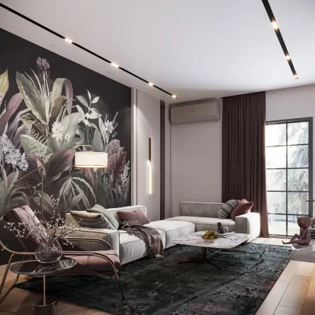 ديكورات مميزة في غرفة المعيشة العصرية