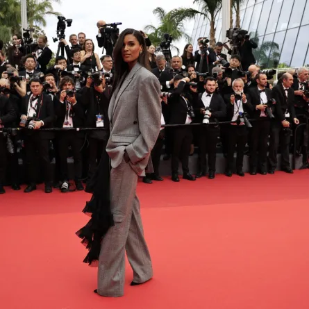 مهرجان كان السينمائي 2023، سيندي برونا Cindy Bruna (مصدر الصورة: Valery HACHE / AFP)