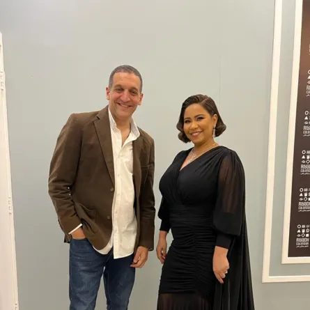 شيرين عبد الوهاب وإيهاب صالح - الصورة من حسابه على تويتر