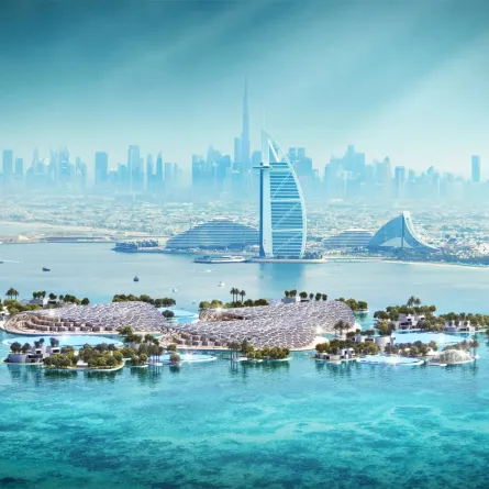 شعاب دبي أكبر مشروع "لإنعاش المحيطات" في العالم. الصورة من إنستغرام urbplanning