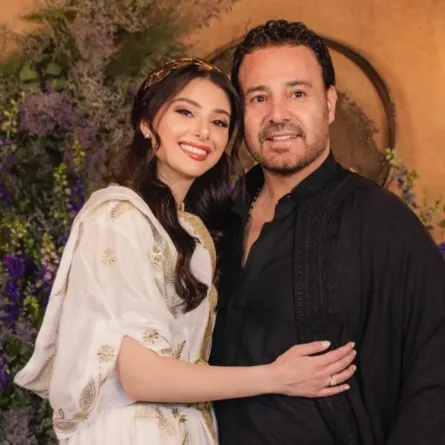 ماريتا الحلاني ووالدها عاصي الحلاني - الصورة من حسابها على انستغرام