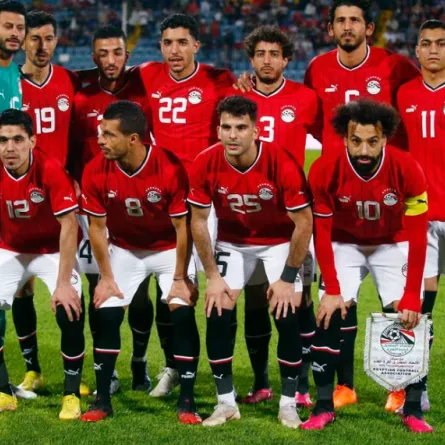 Soccer Football - African Cup of Nations Qualification - Group D - Egypt v Malawi - 30 June Stadium, Cairo, Egypt - March 24, 2023 Egypt players pose for a team group photo before the match REUTERS/Amr Abdallah Dalsh/File Photo
