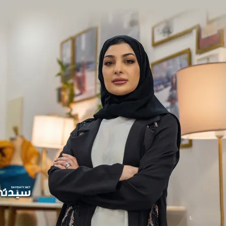 المصممة نور الظاهري-تصوير محمد عثمان