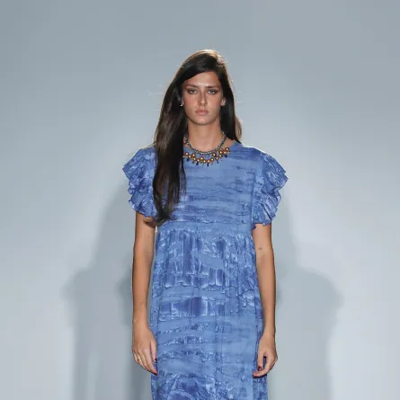 فستان صيفي باللون الأزرق من All That she Love