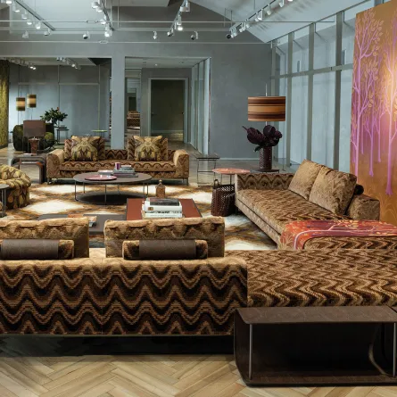 ديكورات بطراز السبعينيّات مرح الألوان وغنى الخامات 