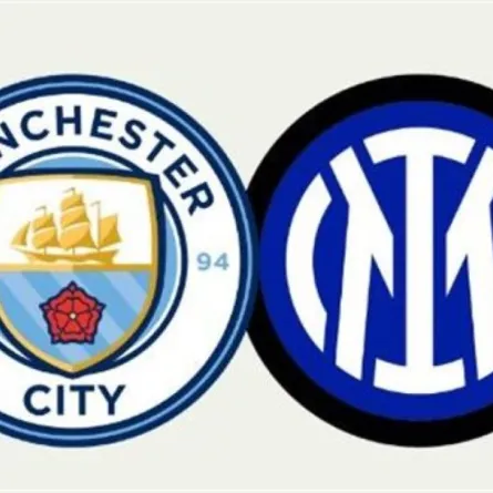  شعار ناديي مانشستر سيتي وإنتر ميلان 
