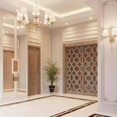 الأبواب بمثابة لوحات فنية 