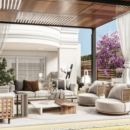 من أعمال مهندسة التصميم الداخلي نورا فارس