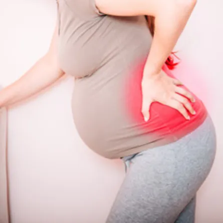 صورة تشير لآلام في العظام عند الحامل