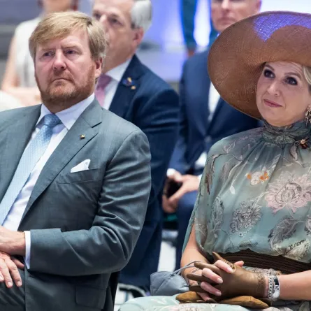الملك ويليم ألكسندر والملكة ماكسيما (King Willem-Alexander and Queen Maxima). مصدر الصورة:  AFP / POOL / Bernd von Jutrczenka